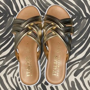 (NWOT) ITALIAN SHOEMAKERS FIONA PLATFORM SANDALS